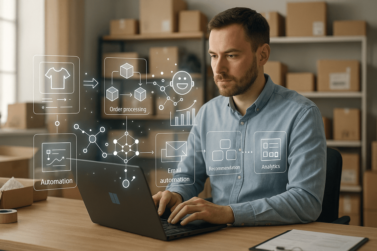 Automatyzacja w E-commerce i AI w Sklepie Internetowym: Jak Zwiększyć Sprzedaż i Efektywność Biznesu